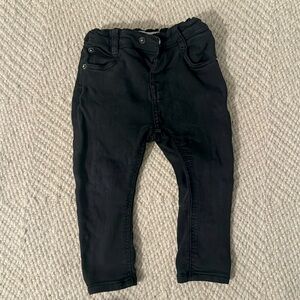 Zara black skinny boy jeans (size 9/12)